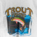 2005 Get Hooked Trout Fishing Pocket T-Shirt