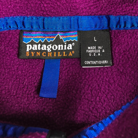 90s Patagonia Snap T Fleece Made in USA