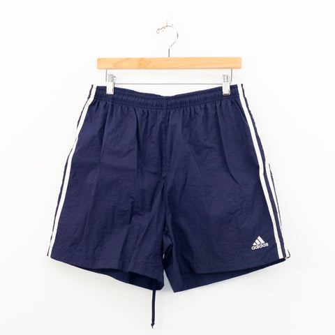 Adidas Three Stripe Windbreaker Shorts