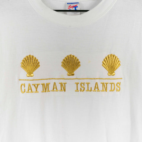 Cayman Islands Embroidered T-Shirt