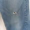 Levi 701 Student Fit Cropped Raw Hem Jeans