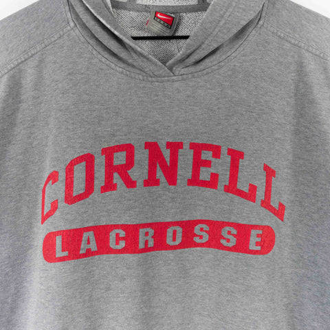 NIKE Center Swoosh Cornell Lacrosse Hoodie Sweatshirt