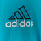 Adidas Center Logo Embroidered Thrashed Hoodie Sweatshirt