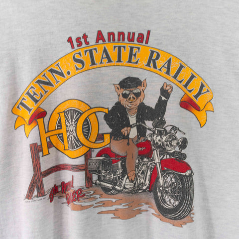 1992 Harley Davidson Hog Tennessee First Annual Rally T-Shirt