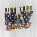 2000 New York NY Statue of Liberty Thrashed T-Shirt