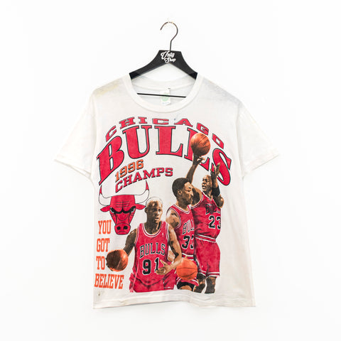 1996 Chicago Bulls Champions You Got To Believe Jordan Pippen Rodman T-Shirt