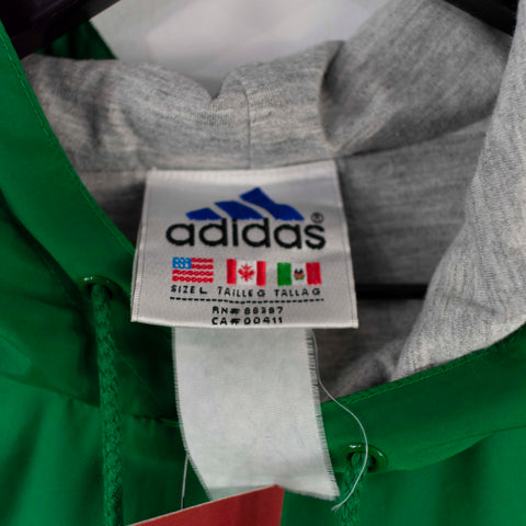 Adidas Spell Out Logo Pull Over Hooded Windbreaker