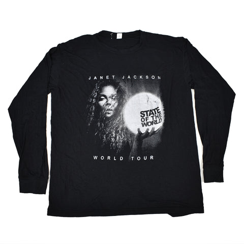 2017 Janet Jackson State of The World Tour Long Sleeve T-Shirt