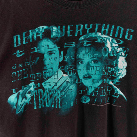 1995 X-Files Deny Everything Trust No One Scully Molder T-Shirt
