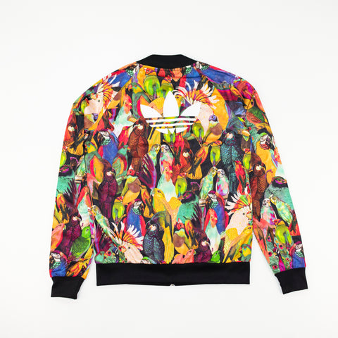 Adidas x Farm Rio Passaredo Parrot Print Trefoil Track Jacket