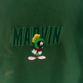 1998 Warner Bros Looney Tunes Marvin The Martian Embroidered Sweatshirt