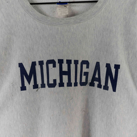 Champion Reverse Weave Michigan Thrashed Sweatshirt