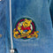 Disney Winnie The Pooh Denim Hooded Varsity Jacket