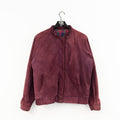 Authentic Imports Suede Bomber Jacket