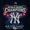 2009 New York Yankees World Series Champions Double Sided T-Shirt