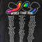 1994 Yes Talk World Tour Peter Max T-Shirt