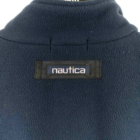 Nautica Logo Embroidered Fleece Vest