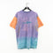 1991 GOTCHA Spell Out Multicolor Color Block T-Shirt