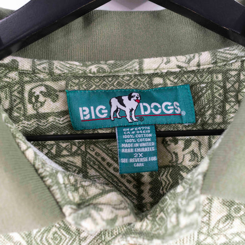 Big Dogs All Over Print Polo Shirt
