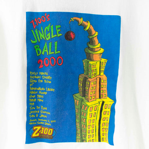 2000 Z100 Jingle Ball Britney Spears Ricky Martin T-Shirt