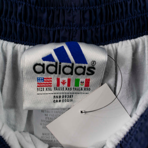 Adidas Three Stripe Snap Button Joggers