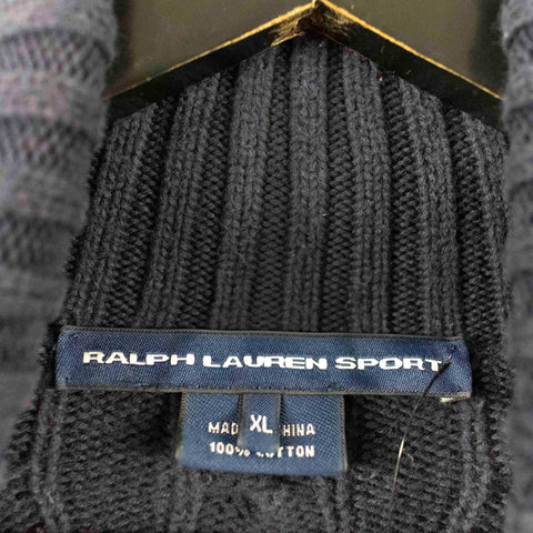 Ralph Lauren Sport Cable Knit Turtleneck Sweater
