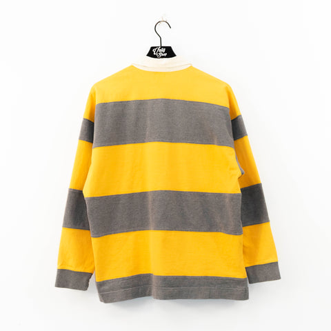 GAP Striped Rugby Long Sleeve Polo Shirt