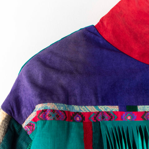 Santa Fe Re-Creations Southwestern Navajo Fringe Jacket