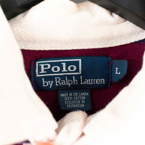 Polo Ralph Lauren Hooded Long Sleeve Rugby Polo Shirt