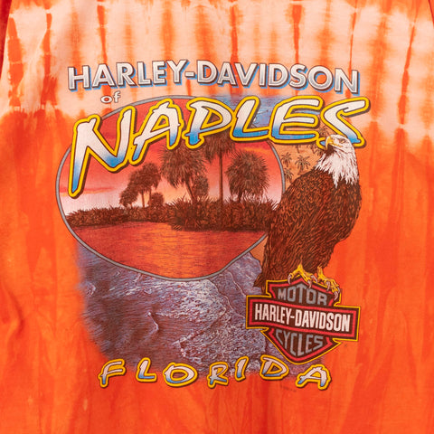2003 Harley Davidson of Naples Tie Dye T-Shirt