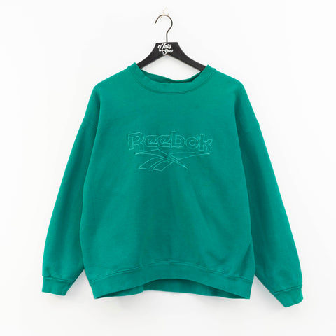 Reebok Embroidered Spell Out Sweatshirt