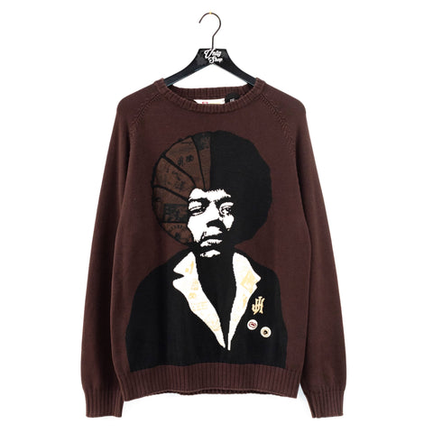 Ecko Unlimited Jimi Hendrix Patchwork Sweater