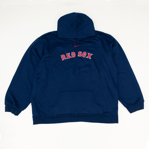 Nike Red Sox Center Swoosh Hoodie Sweatshirt